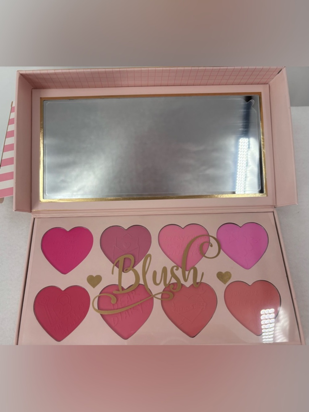 P. Louise. My First Blush Palette 8 Heart Shaped Blush Powder Blush Shades
